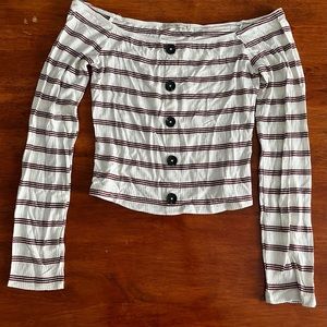 ‘Active USA’ striped shirt.